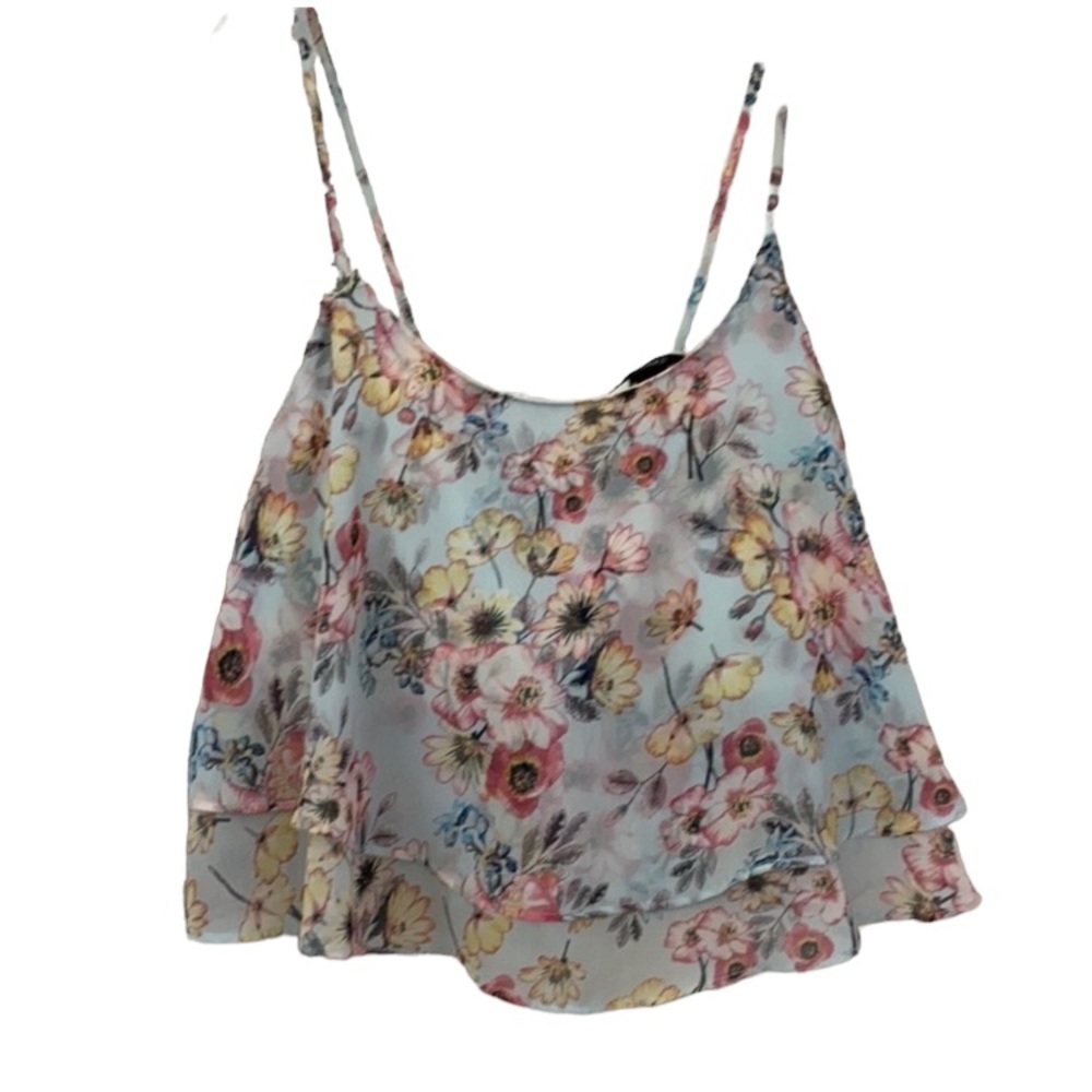 Forever 21 Floral Crop Top